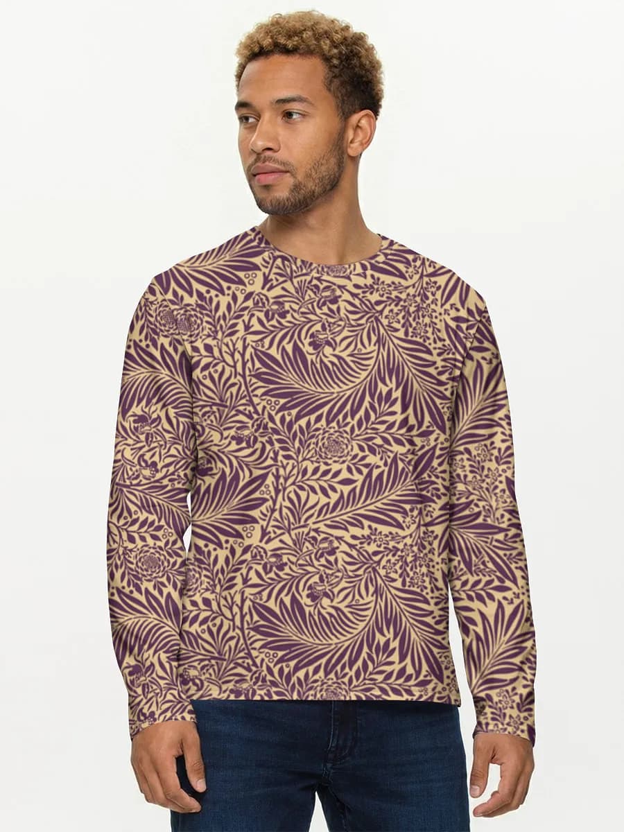 Men's cotton long sleeve shirt
