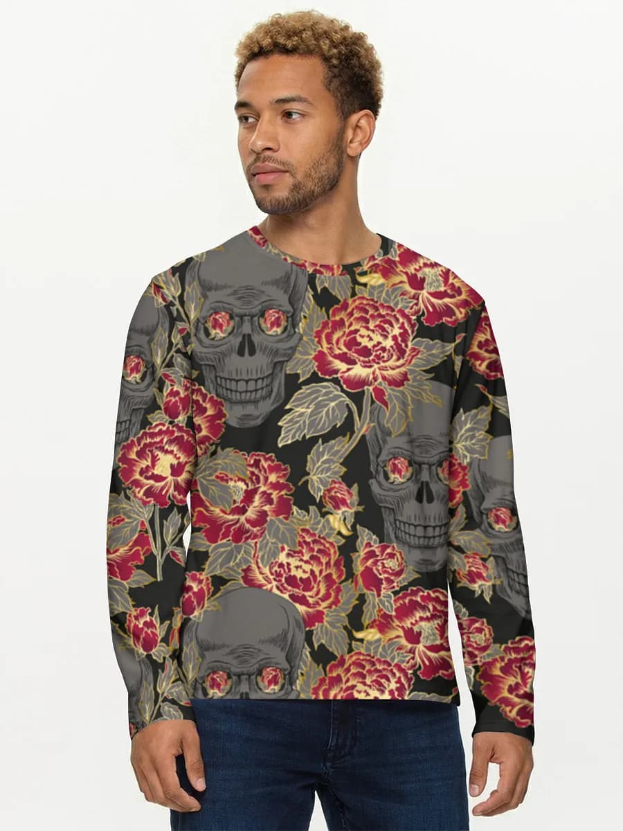 Men's cotton long sleeve shirt