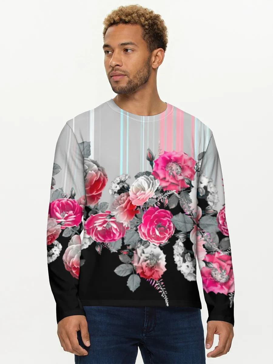 Men's cotton long sleeve shirt