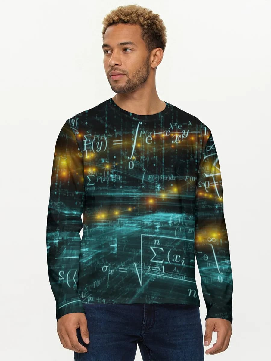Men's cotton long sleeve shirt