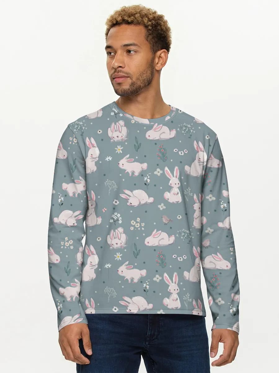 Men's cotton long sleeve shirt