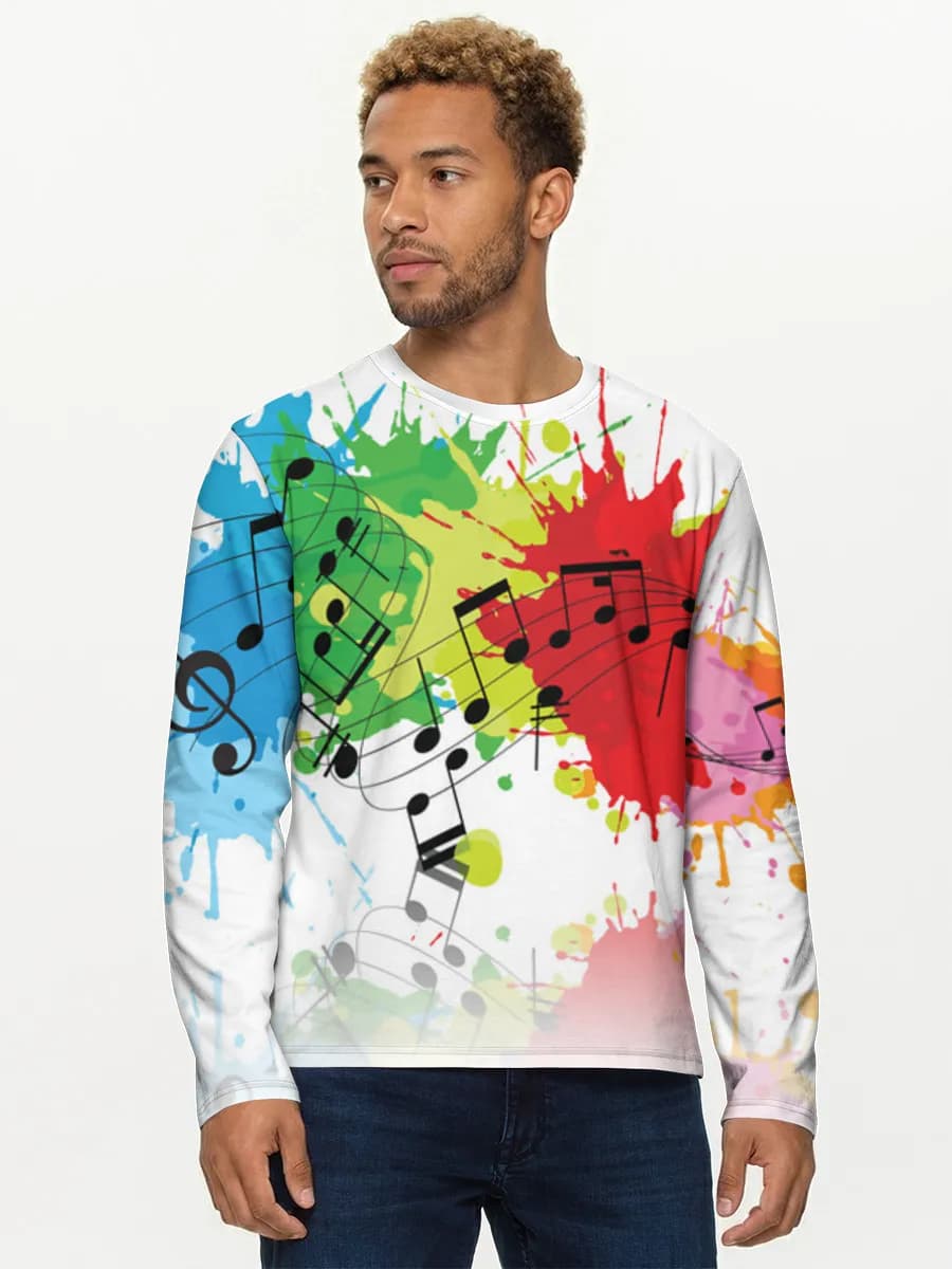 Men's cotton long sleeve shirt