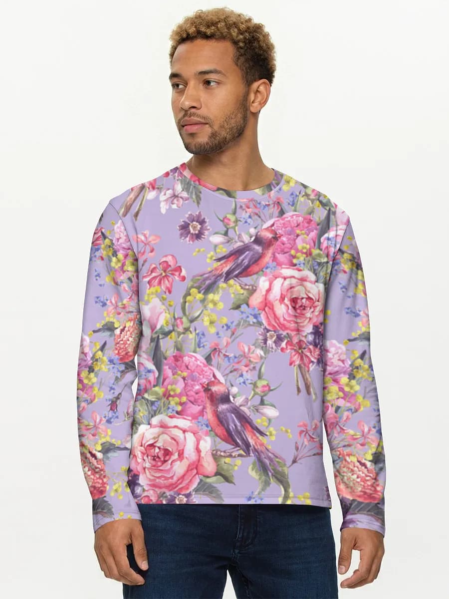 Men's cotton long sleeve shirt