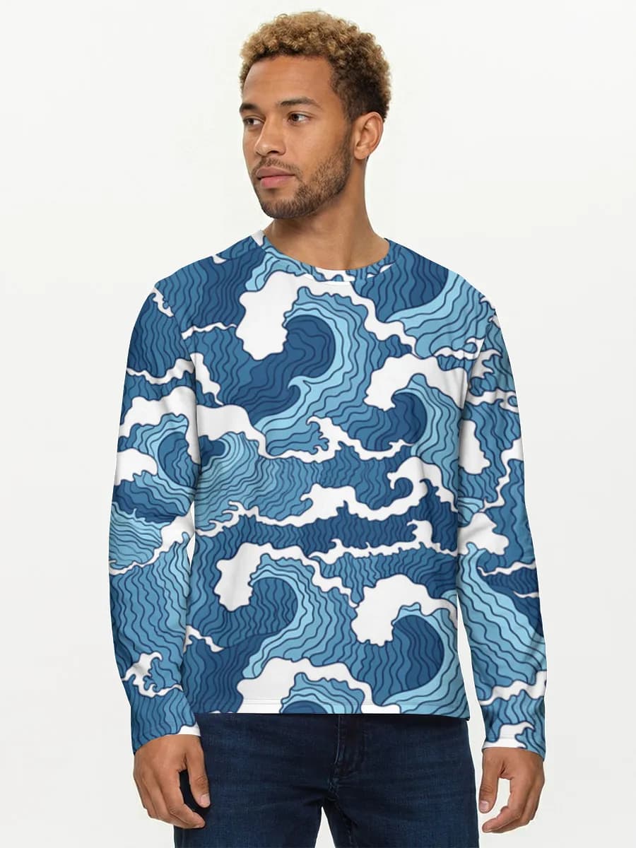 Men's cotton long sleeve shirt