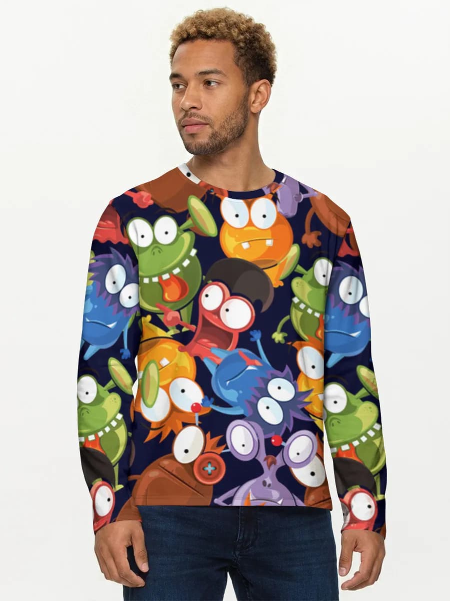 Men's cotton long sleeve shirt