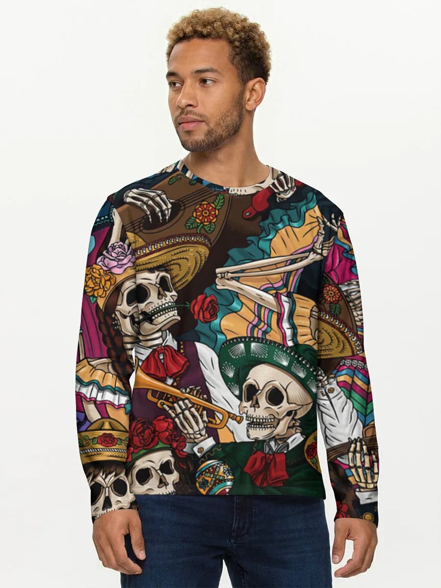 Men's cotton long sleeve shirt