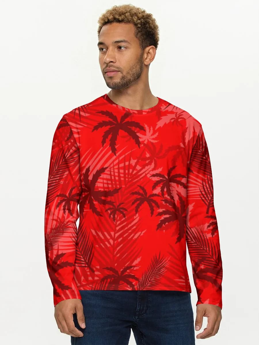 Men's cotton long sleeve shirt