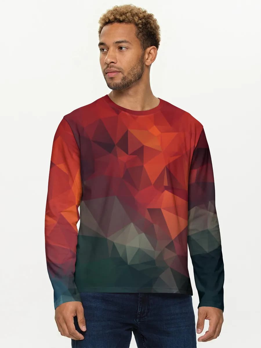 Crimson Teal Low Poly