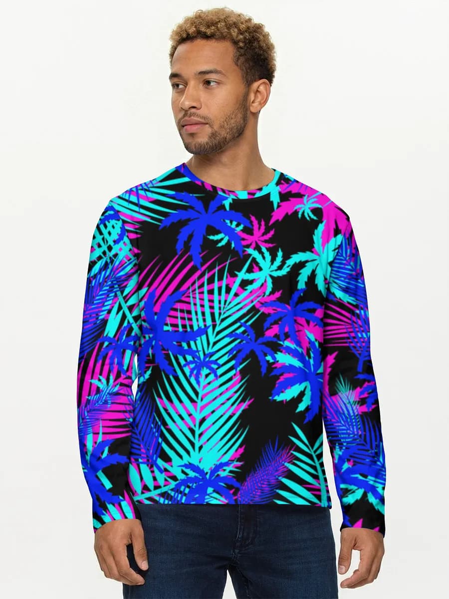 Men's cotton long sleeve shirt