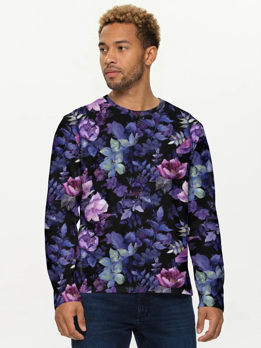Men's cotton long sleeve shirt