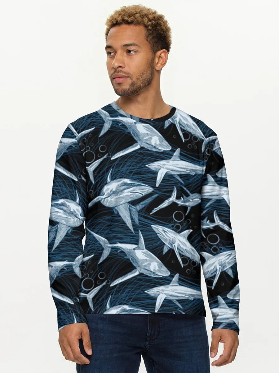 Men's cotton long sleeve shirt