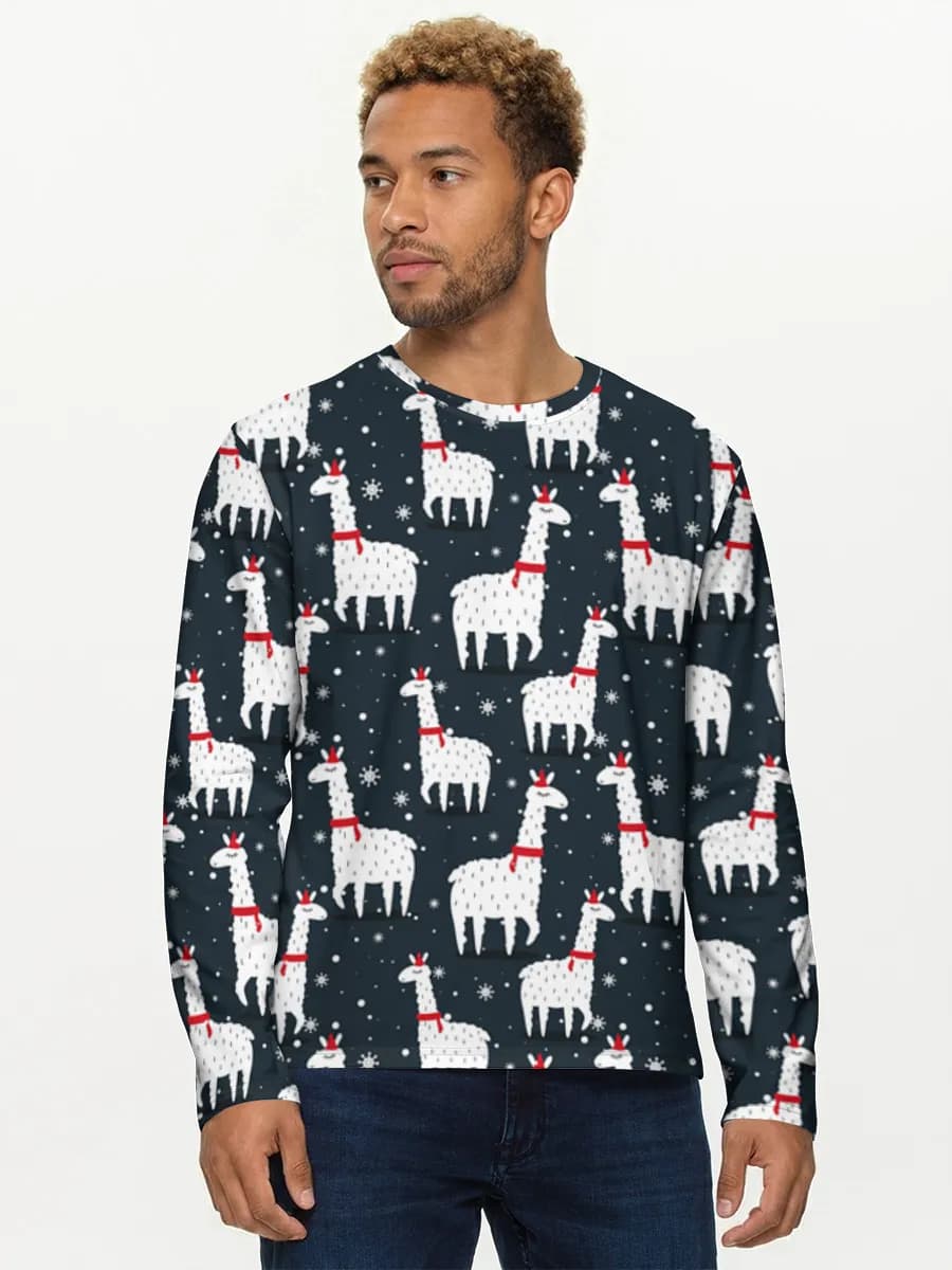 Men's cotton long sleeve shirt