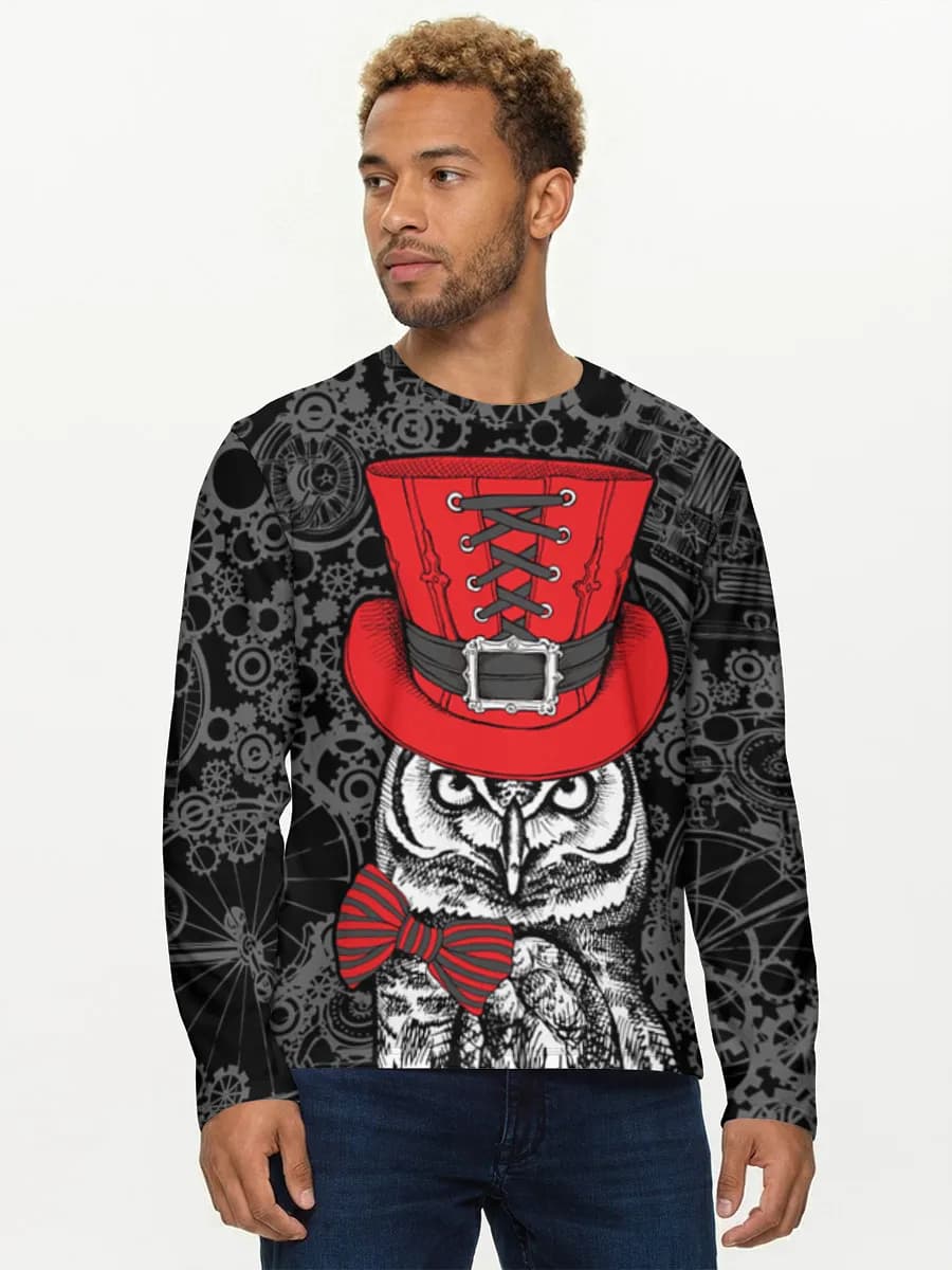 Men's cotton long sleeve shirt