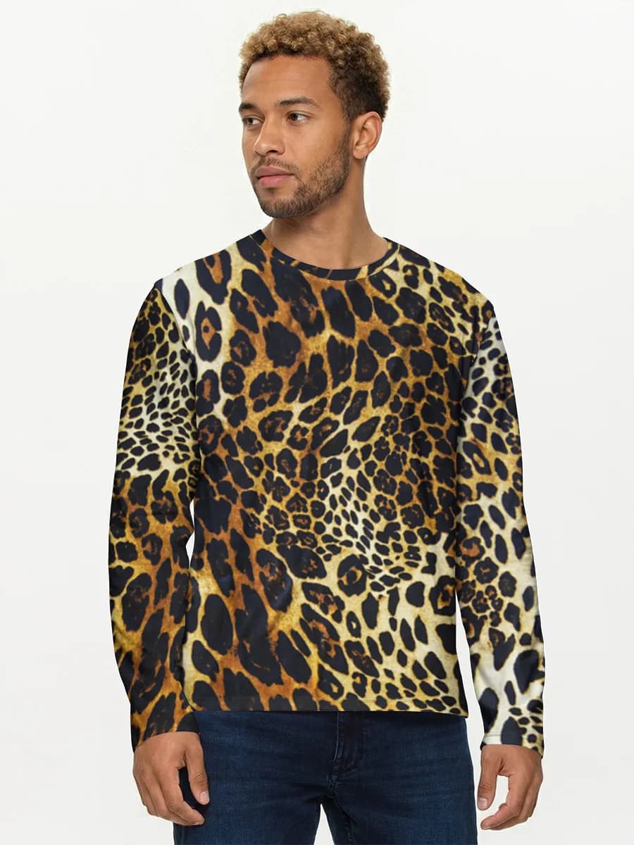 Men's cotton long sleeve shirt