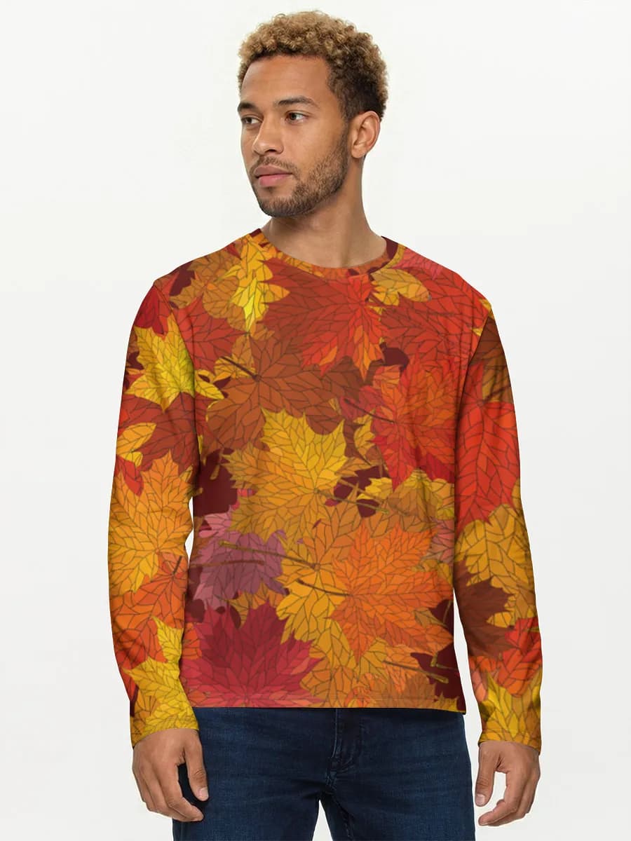 Men's cotton long sleeve shirt