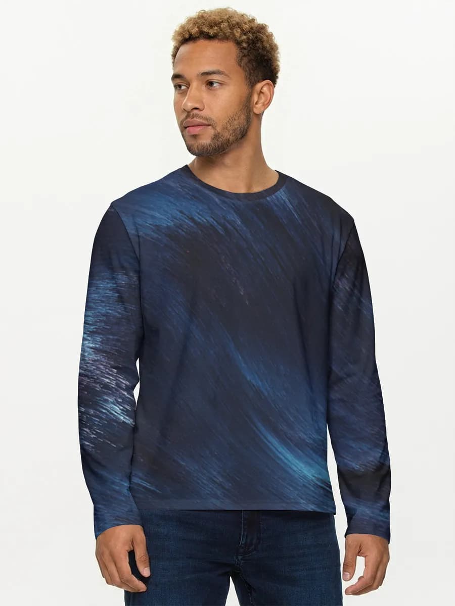 Midnight Blue Swirl