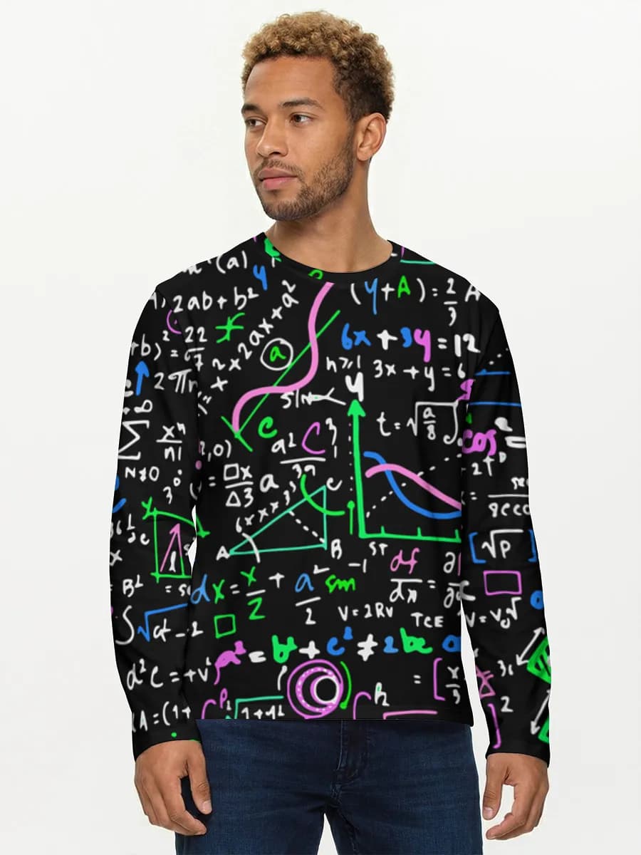 Men's cotton long sleeve shirt