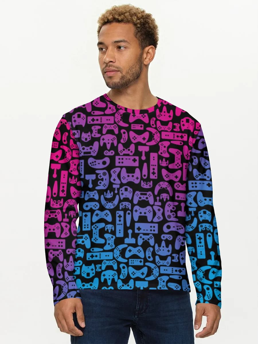 Men's cotton long sleeve shirt