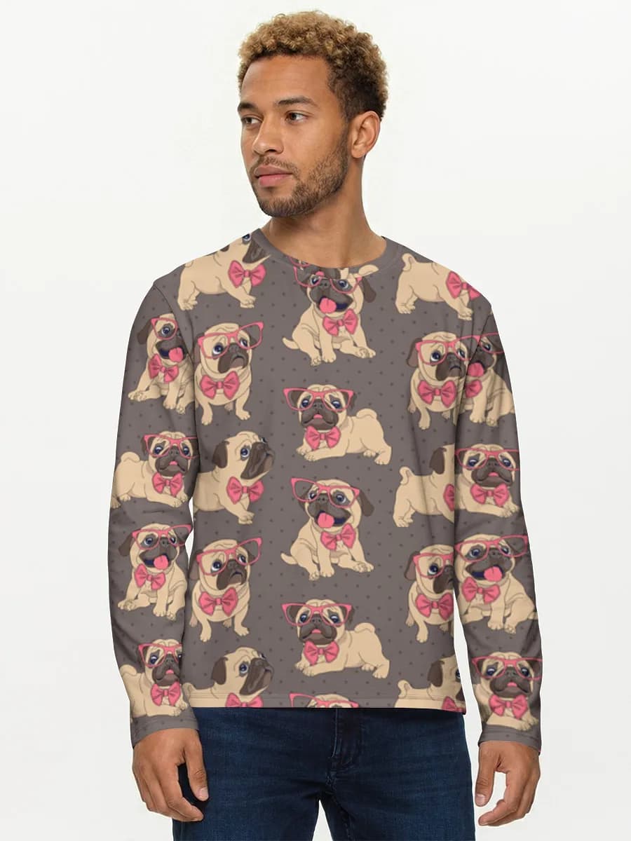 Men's cotton long sleeve shirt