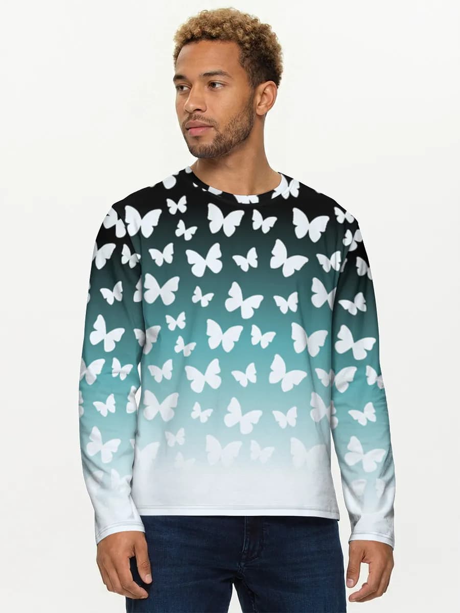 Men's cotton long sleeve shirt