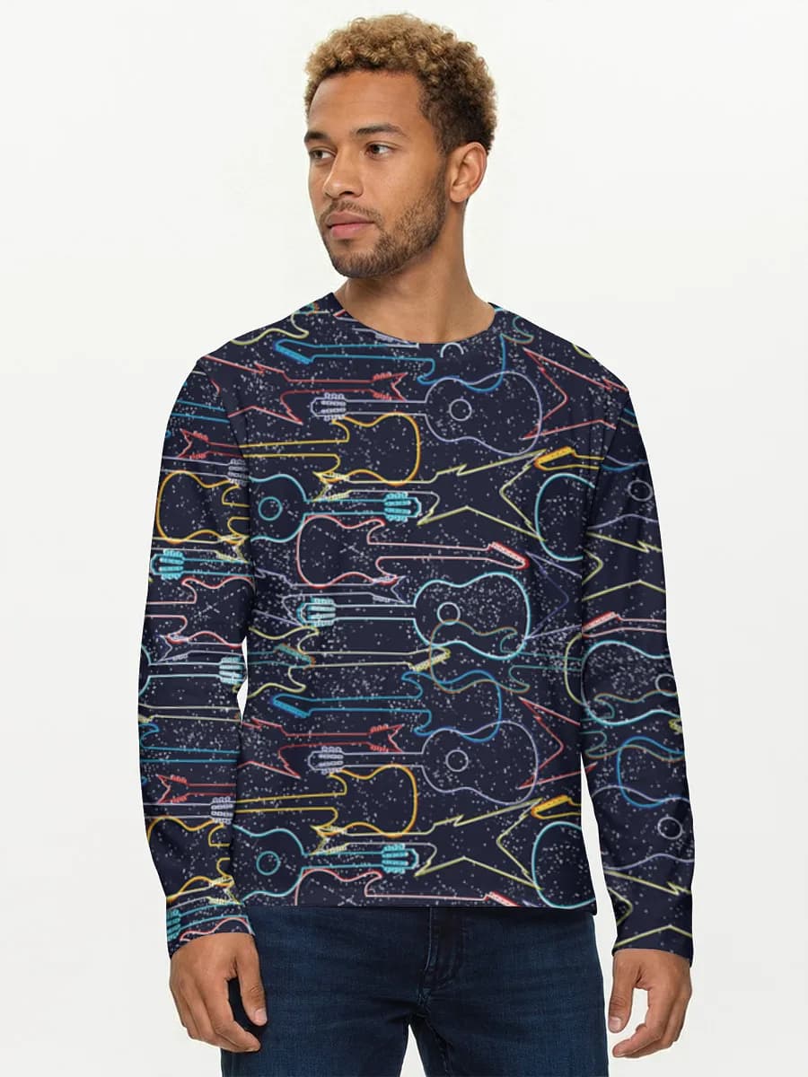 Men's cotton long sleeve shirt