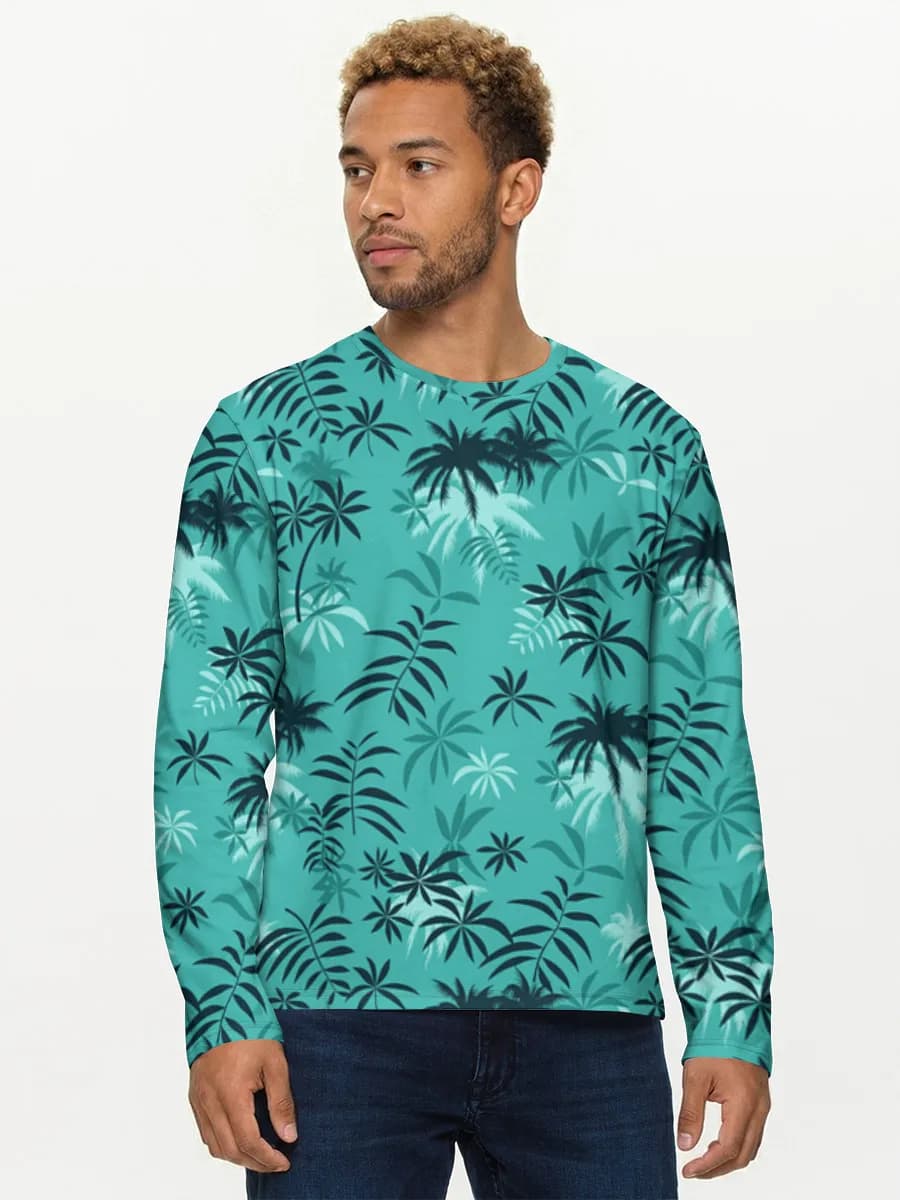 Men's cotton long sleeve shirt