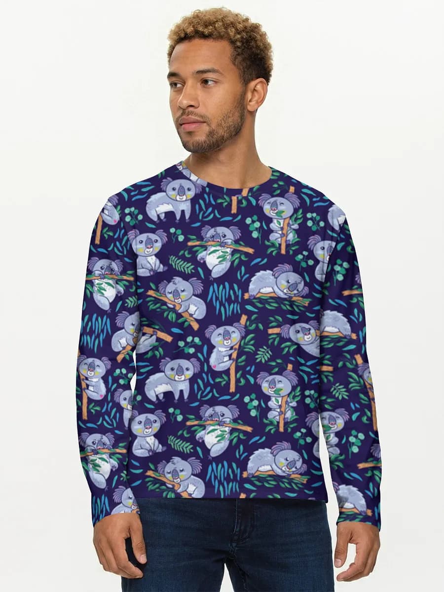 Men's cotton long sleeve shirt