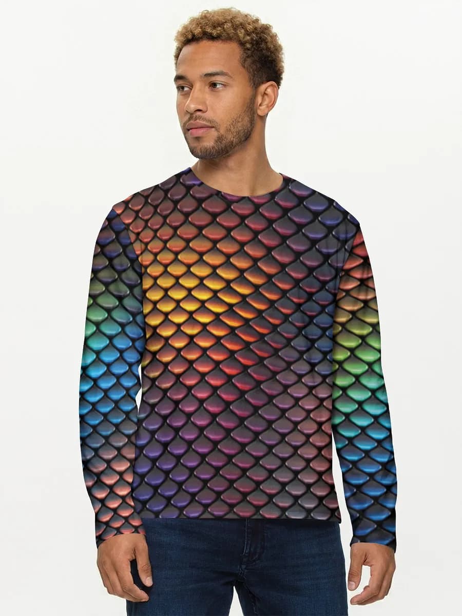 Men's cotton long sleeve shirt