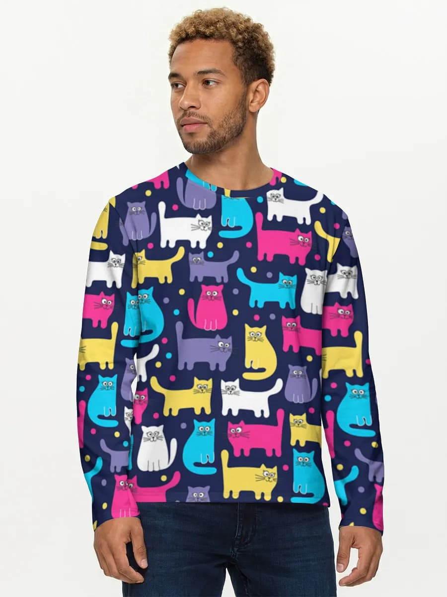 Colorful Cartoon Cats