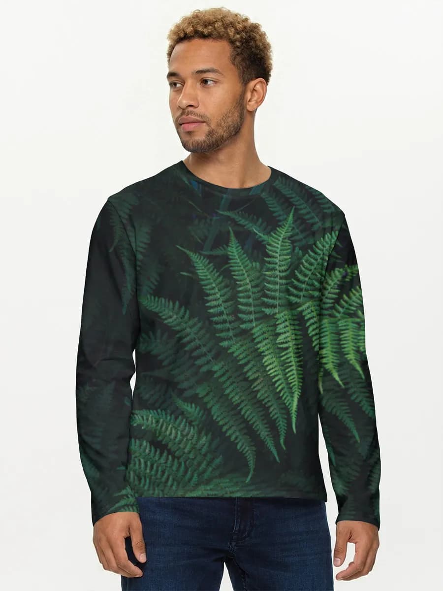 Men's cotton long sleeve shirt