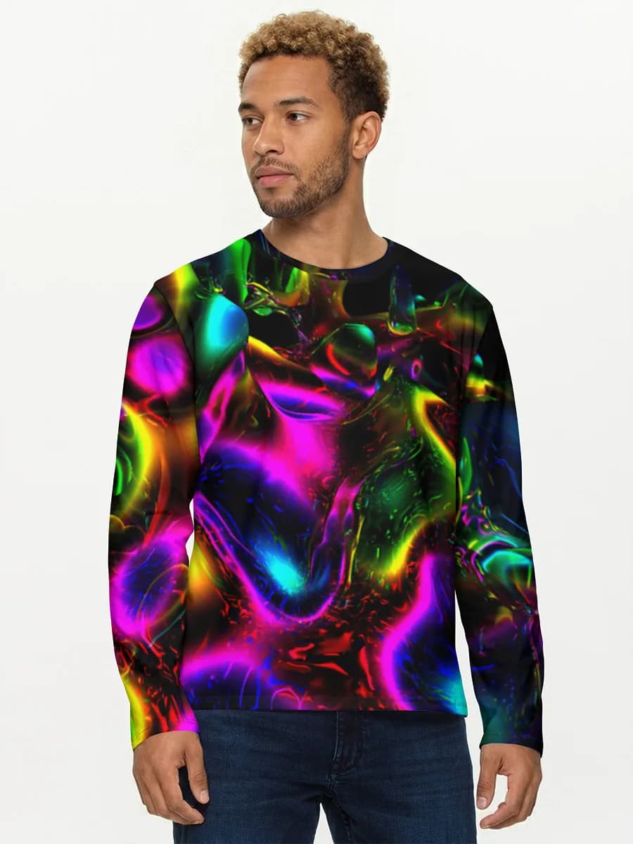 Men's cotton long sleeve shirt