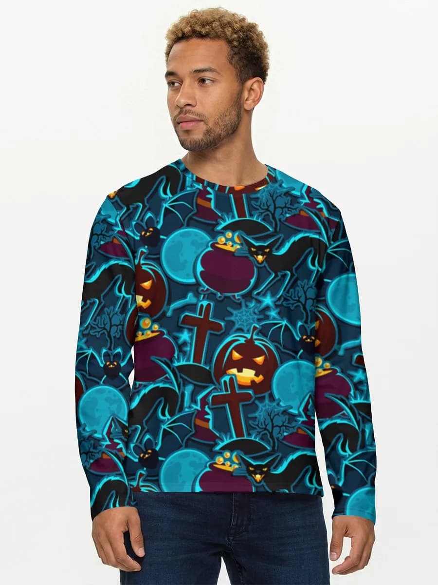 Men's cotton long sleeve shirt