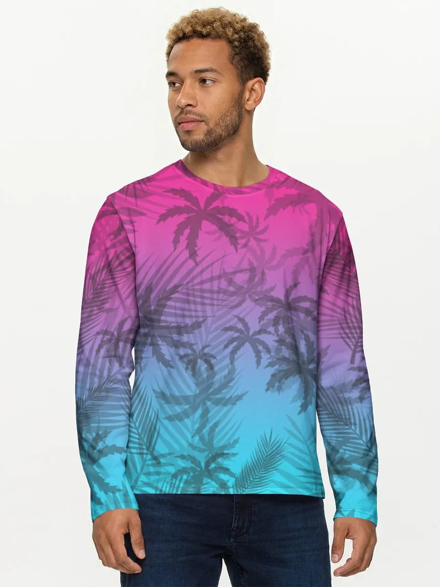 Men's cotton long sleeve shirt