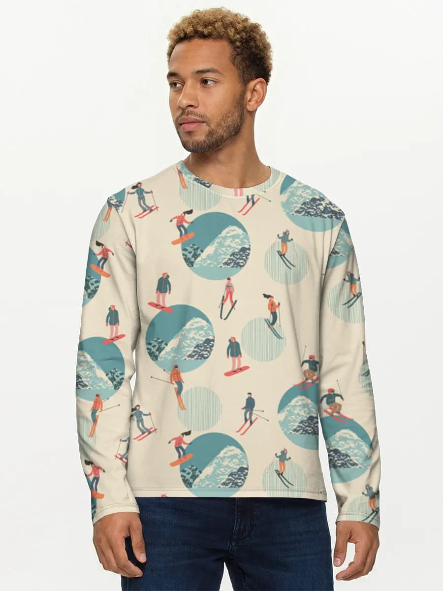 Men's cotton long sleeve shirt