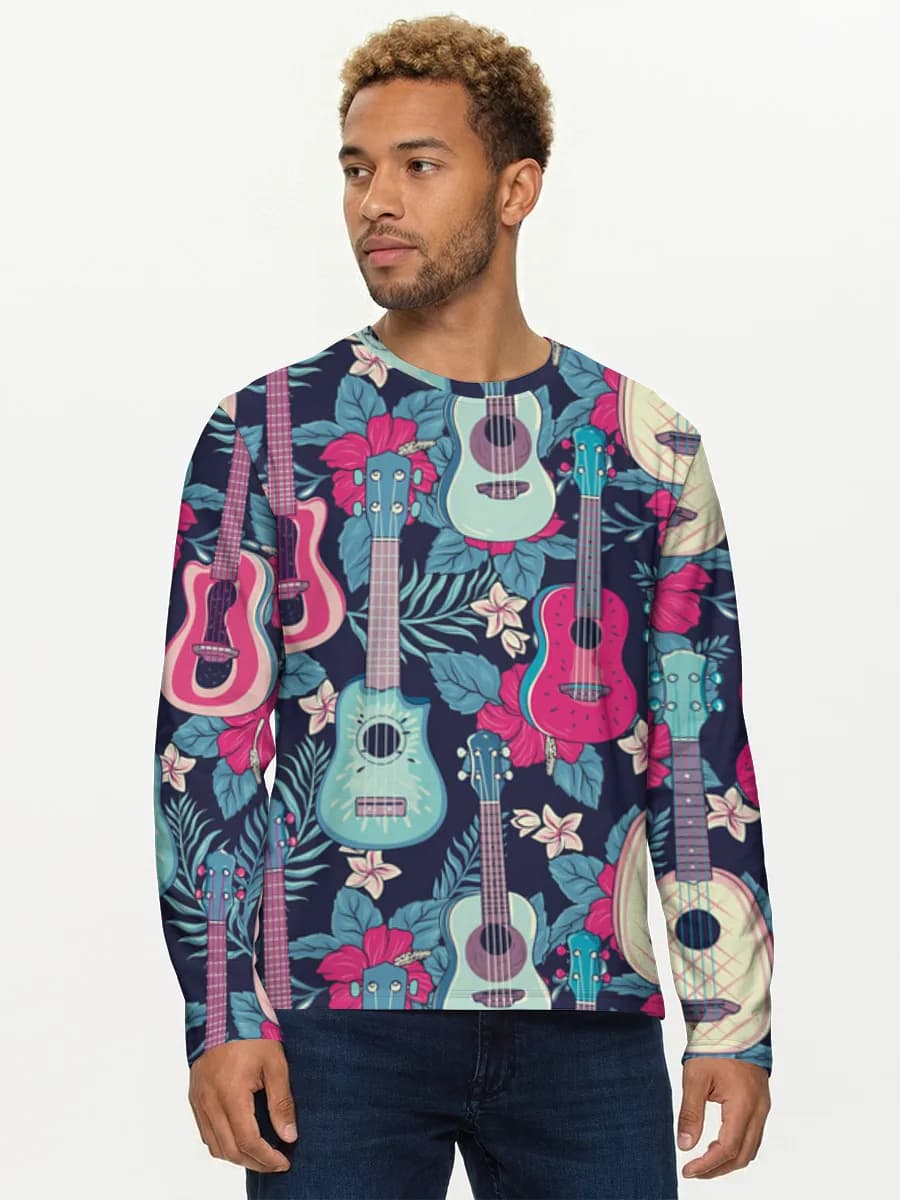 Men's cotton long sleeve shirt