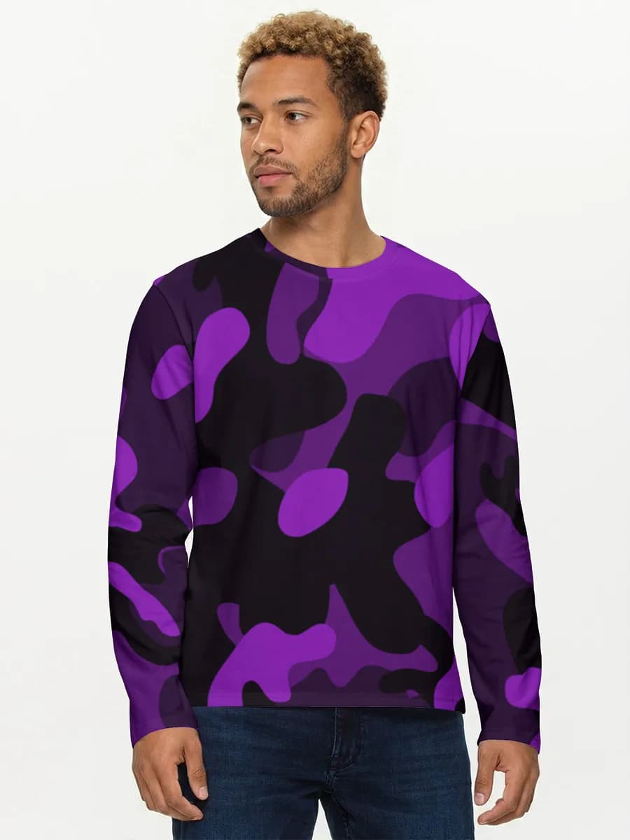 Men's cotton long sleeve shirt