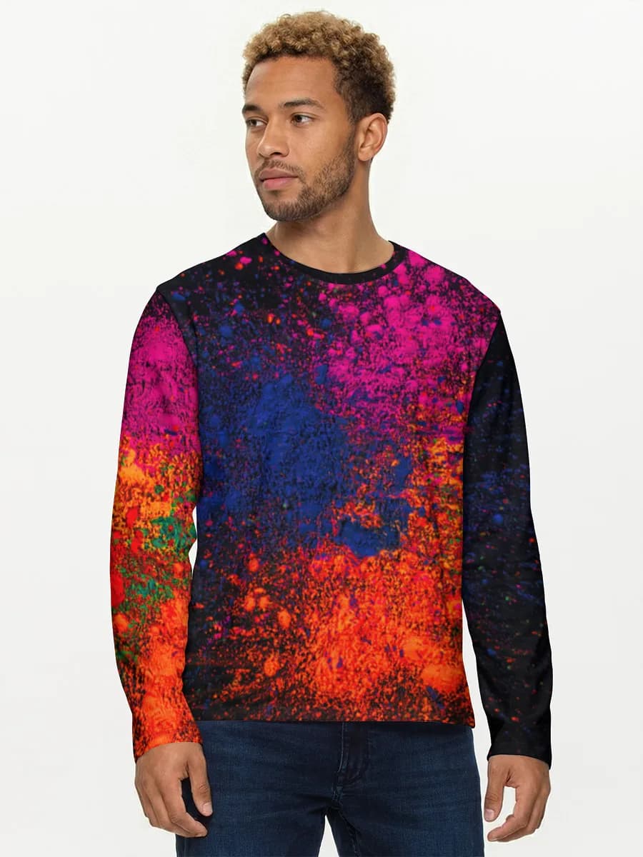 Men's cotton long sleeve shirt