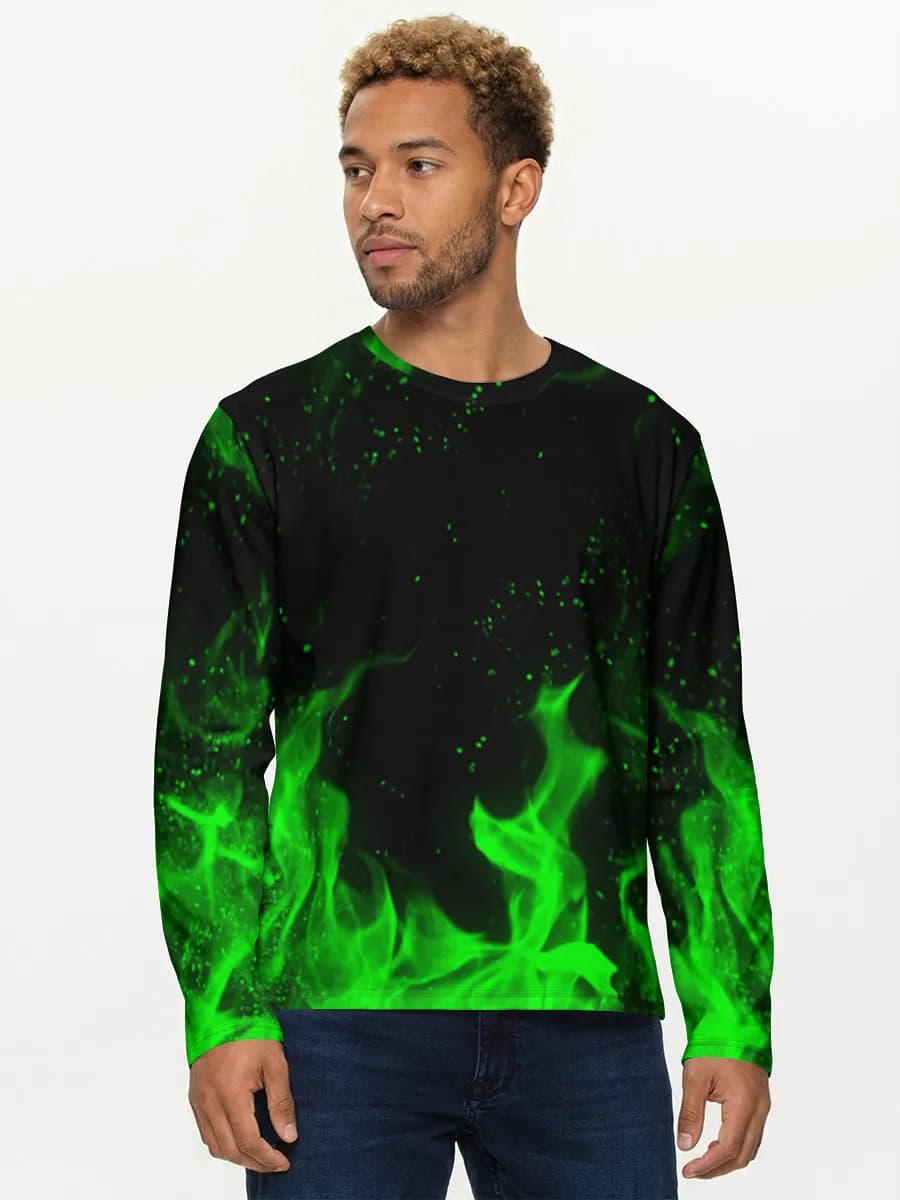 Men's cotton long sleeve shirt