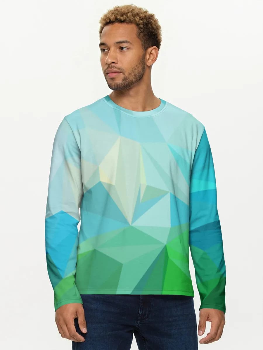 Men's cotton long sleeve shirt