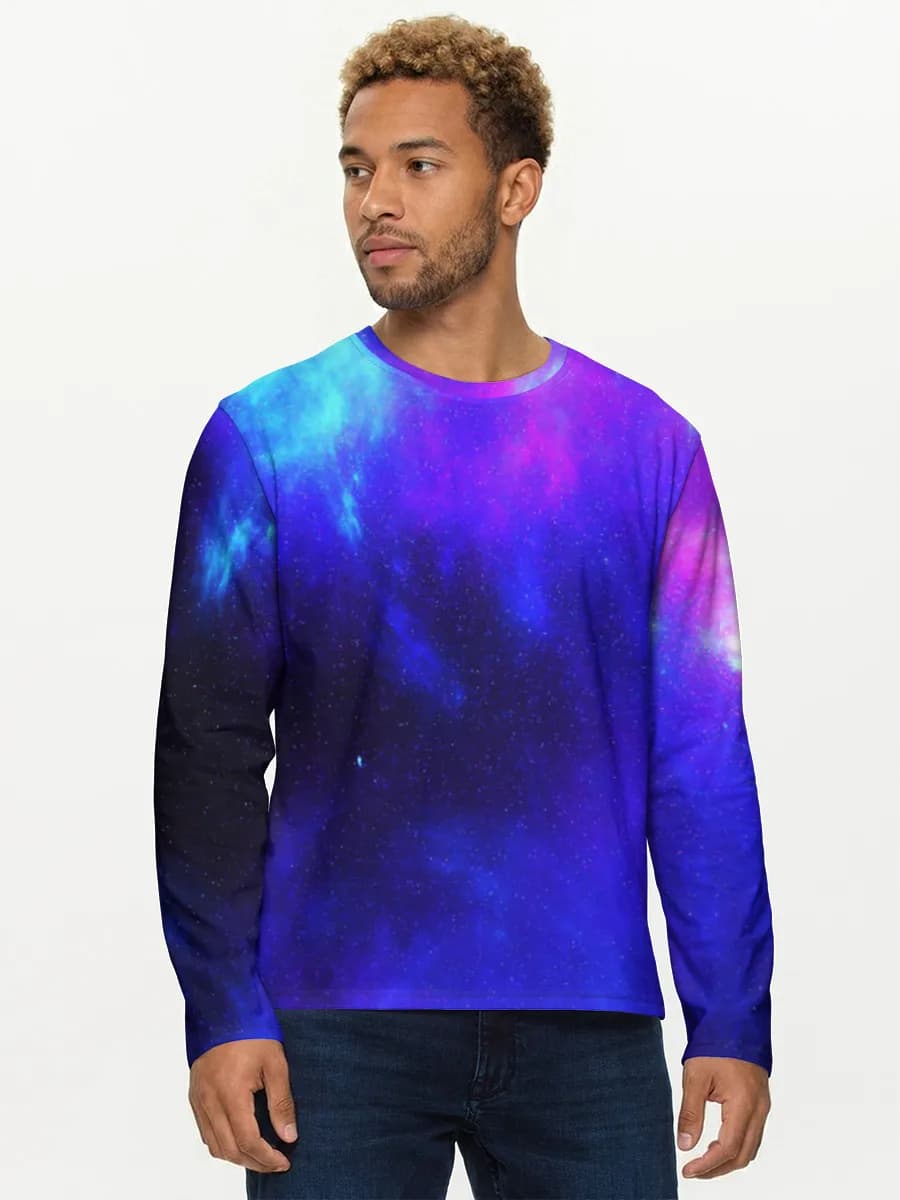 Men's cotton long sleeve shirt