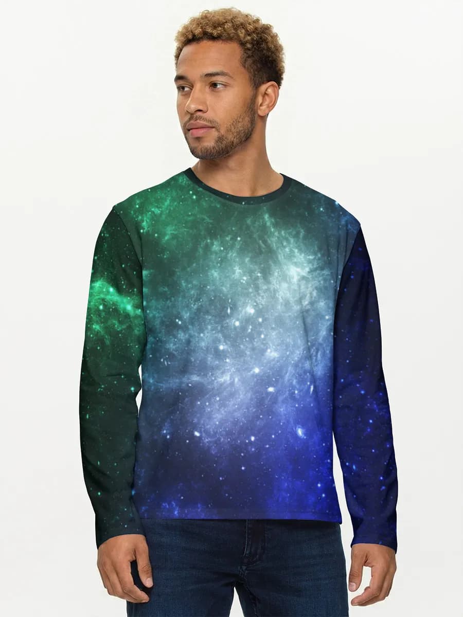 Men's cotton long sleeve shirt