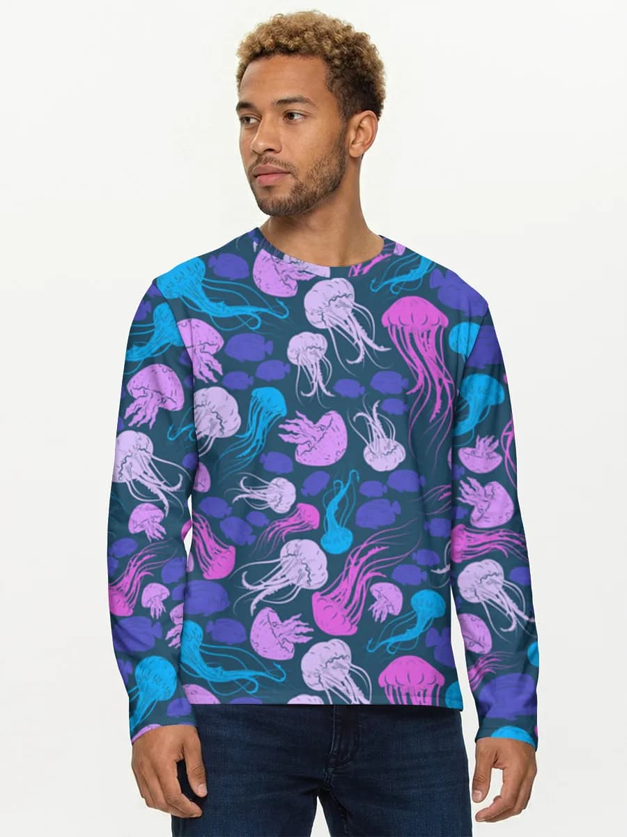 Men's cotton long sleeve shirt
