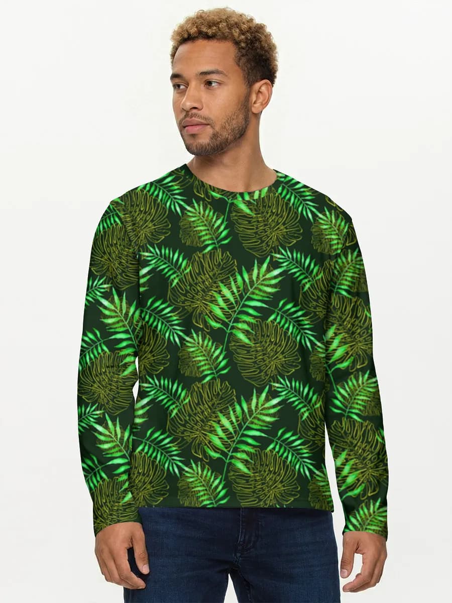 Men's cotton long sleeve shirt