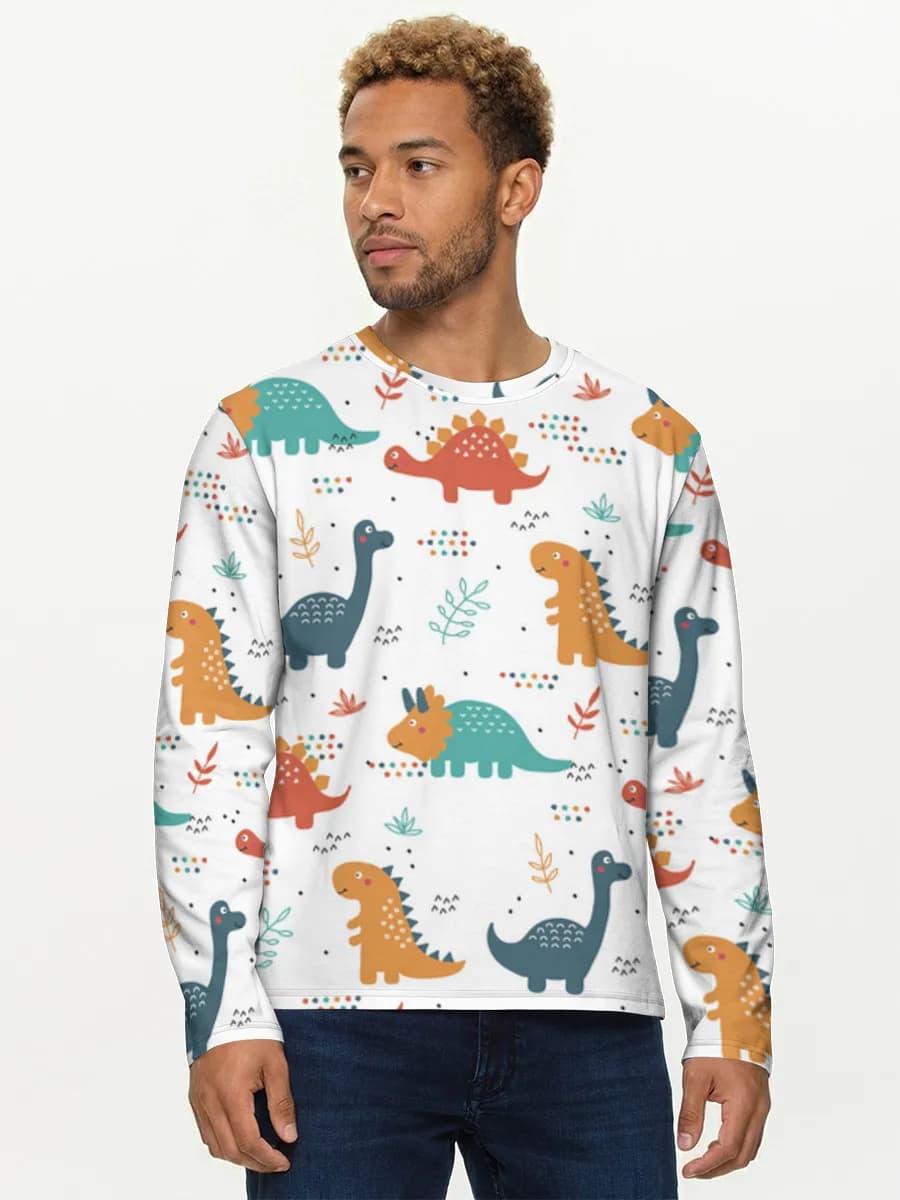 Men's cotton long sleeve shirt
