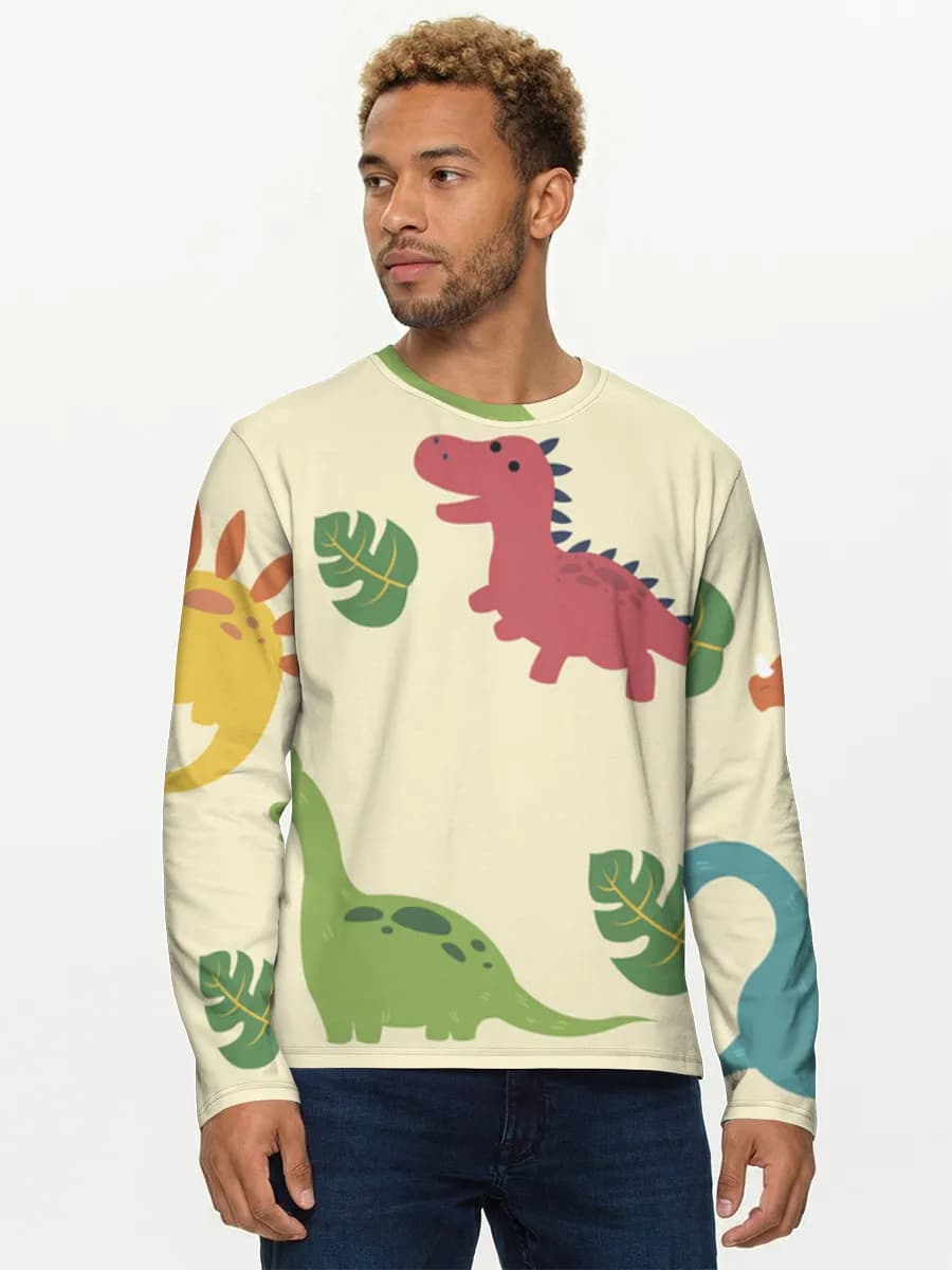 Men's cotton long sleeve shirt