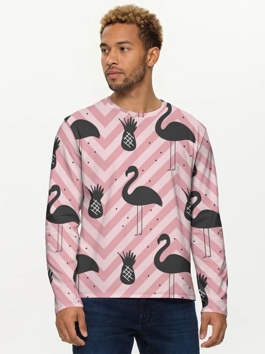 Men's cotton long sleeve shirt