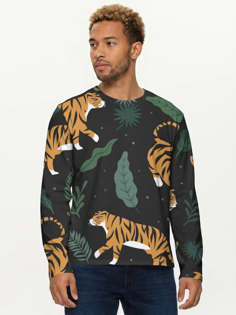 Men's cotton long sleeve shirt