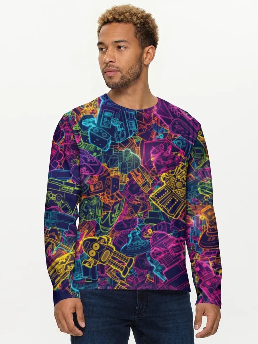Men's cotton long sleeve shirt