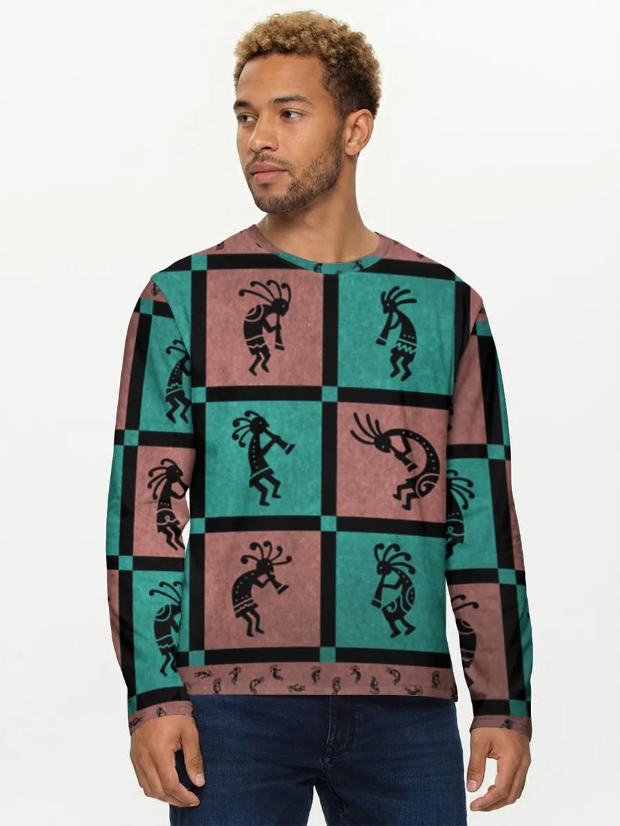 Men's cotton long sleeve shirt