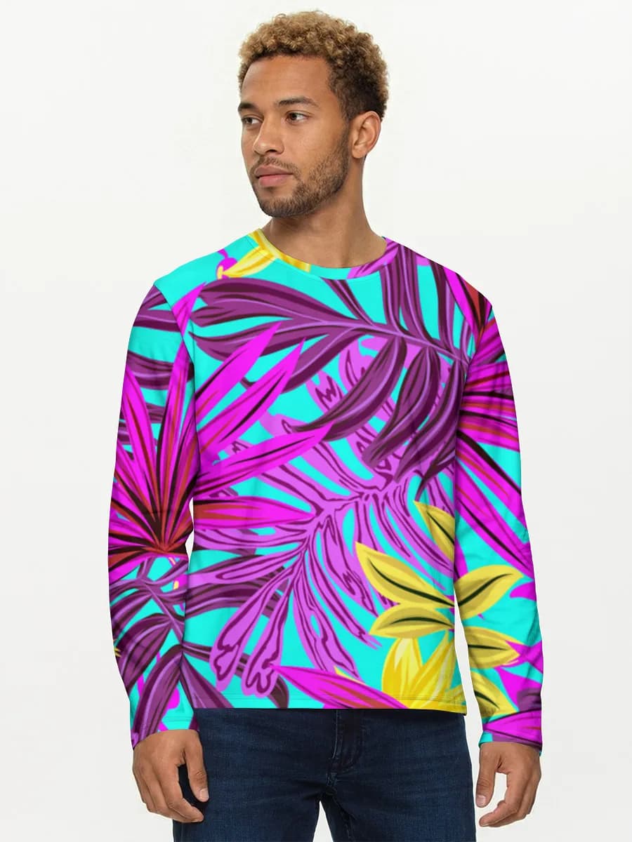 Men's cotton long sleeve shirt